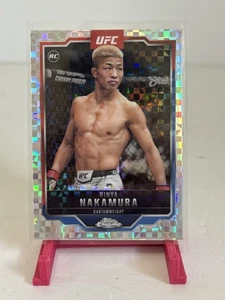 2025 Topps Chrome UFC X-Refractor Rinya Nakamura RC - Picture 1 of 2