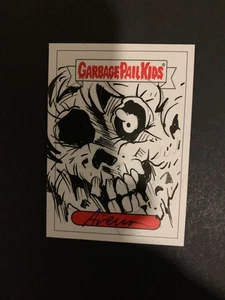 2024 Topps Putrid Poetry GPK Garbage Pail Kids Simone Arena Sketch Card - Bild 1 von 2