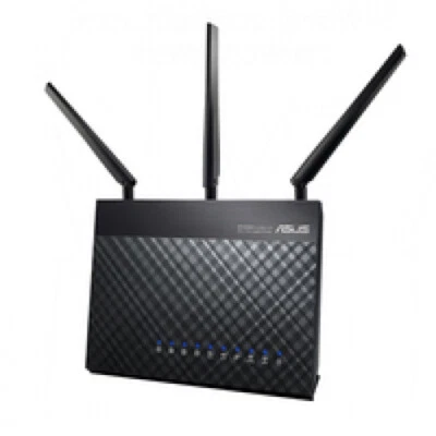 Asus DSL-AC68U AC1900 Black Diamond Dual-Band WLAN-Modemrouter (VDSL2 / ADSL2/2+ - Bild 1 von 4