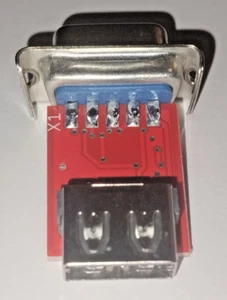adaptateur Souris commodore rouge AMIGA 500 600 1200 usb db9 usb et sans fil - Photo 1/1