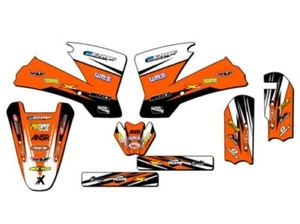 2002-2008 SX 65 VELOCITY Orange Senge Graphics Kit Compatible with KTM - Picture 1 of 4