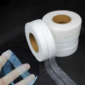 70Yds Self Adhesive Pants Hem Tape Non-Woven Double-Side Interlining Fabric DIY - Picture 1 of 7
