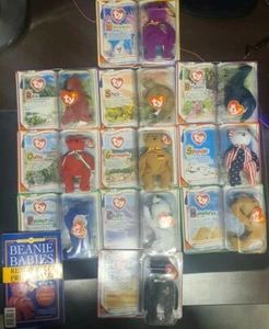 McDonald's Book Teenie Beanie Babies 2000 full Set of 11 NIB TY with Value guide - Picture 1 of 5