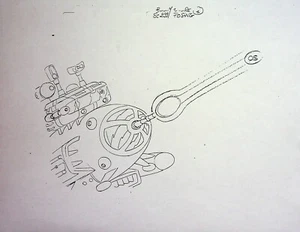 Bucky O'Hare and the Toad Wars TV Series 1991 Production COPY MODEL SHEET Marvel - Picture 1 of 2