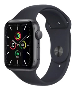 Apple Watch SE 40mm Space Gray Aluminum Case Black Sport Band (GPS) (MYDP2LL/A) - Zdjęcie 1 z 1