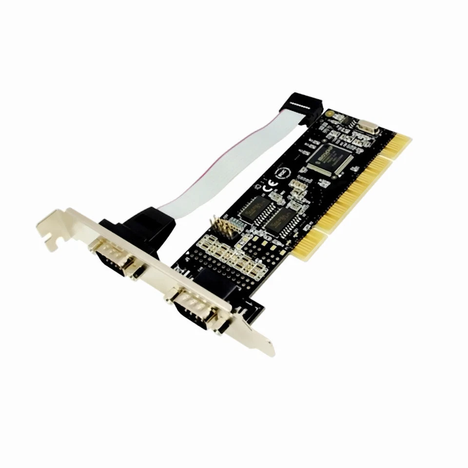 LogiLink Card mit 2x Seriell RS232 PCI Karte I/O Slot RS 232 PC Computer PC0016 - Bild 1 von 1