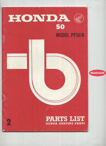 Honda PF50R Amigo (1974-1975) Official Parts List Catalog Book Manual PF 50 DV57