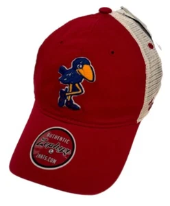 Zephyr NCAA Kansas Jayhawks “University" Washed Mesh Curved Bill ADJ Hat NWT - Picture 1 of 6