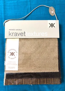 Kravet Weaves Textures Naturals Fabric Samples Book 66 Pcs Teflon Upholstery USA - Picture 1 of 9
