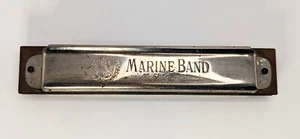 Vintage Harmonica Hohner Marine Band 1896 Key A Pre War Excellence ! - Picture 1 of 5