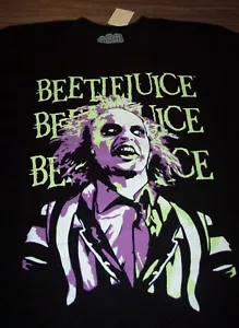 BEETLEJUICE T-Shirt MENS MEDIUM NEW w/ tag 1980's Movie - Picture 1 of 3