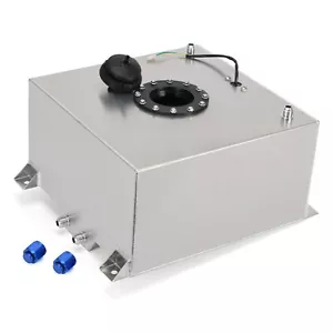 40L 10 Gallon Fuel Cell Surge Tank w/ Sender + Internal Foam AN10 Fitting - Picture 1 of 13