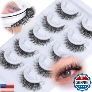 Self Adhesive Eyelashes Natural Self Adhesive False Eyelashes No Glue Needed - Picture 1 of 5