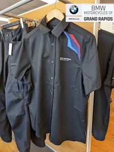 BMW MOTORRAD M SPORT SHORT SLEEVE MENS SHIRT BLACK - Picture 1 of 2