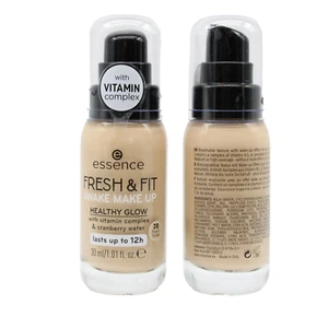2x Essence FRESH & FIT AWAKE MAKE UP Healthy Glow 2x 20 Fresh Nude 2x 30ml - NEU - Bild 1 von 1