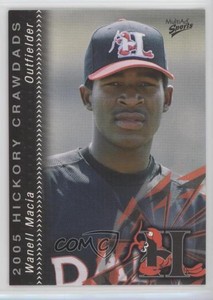 2005 MultiAd Sports Hickory Crawdads Wanell Macia #20