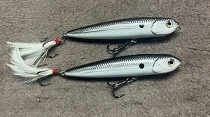 (2) Livingston Walking Boss Jr Tournament Topwater Bass Fishing Lures - Picture 1 of 3