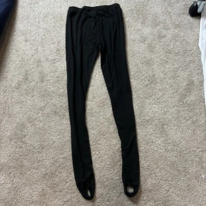 Leggings neri, passanti per il tacco, yoga, piccoli - Foto 1 di 4