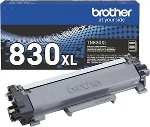Brother Genuine TN830XL Black High Yield Printer Toner Cartridge - Print up to 3 - Picture 1 of 8