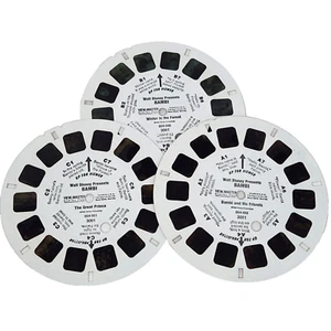 VINTAGE 1988 WALT DISNEY BAMBI VIEW MASTER REELS 3D SET OF 3 - Picture 1 of 4