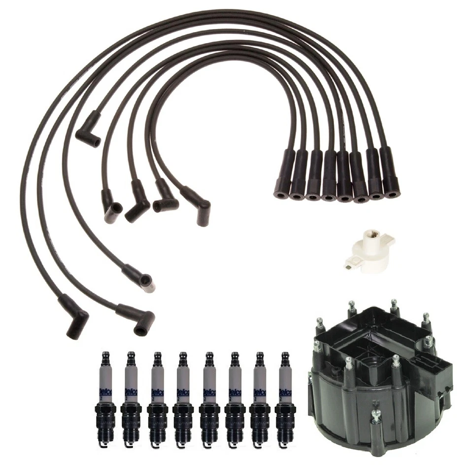 Kit de encendido ACDelco distribuidor tapa de rotor cable bujías para Buick Pontiac V8 Foto 1 de 1