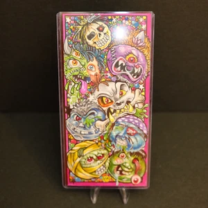 2019 MÜLL EIMER KINDER MADDIE/MAD BALLS ROTH TRIPTYCHON SKIZZENKARTE VON FLOYDMAN - Bild 1 von 6