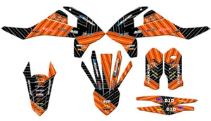 250 2016.5-2018 SOLO SERIE SX RACE Orange Senge Kit de gráficos compatible con - Imagen 1 de 10