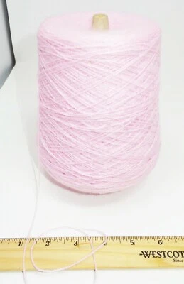 Hilo de carrete de cono de tejer a máquina de 13 lb - ROSA CLARO - 100 % hilo Dasa acrílico Foto 1 de 3