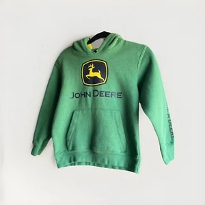 John Deere Pullover Hoodie Green Kids Size 4t - Picture 1 of 5