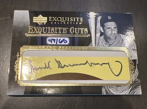 HANK GREENBERG 2006 EXQUISITE CUTS AUTOGRAPH UPPER DECK CUT AUTO TIGERS HOF RARE