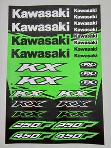 Factory Effex Kawasaki Universal Stickers Decals Sticker Sheet Graphics KXF KX - Bild 1 von 2