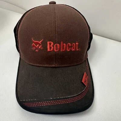 Gorra Bobcat Co. Correa Ajustable Marrón Bordada Trabajo Construcción  Foto 1 de 4