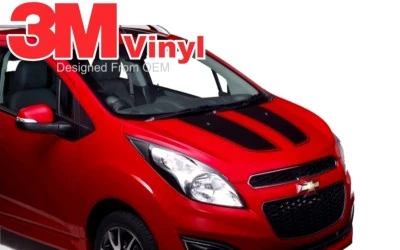 Rayas de carreras de rally se adapta a: calcomanía gráfica Chevy Spark 2013-2016 en película 3M Foto 1 de 4