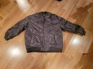 parish nation jacket 5 xl quilted green brown zip front  men's  - Picture 1 of 10