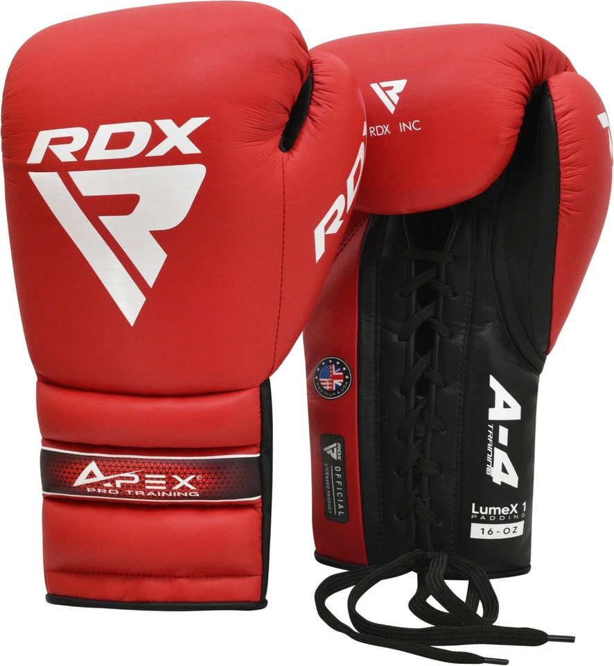 Guantes de Boxeo MMA de RDX, Guantes de Lucha con Cordones, Nuevos Guantes Deportivos de Boxeo Foto 1 de 1