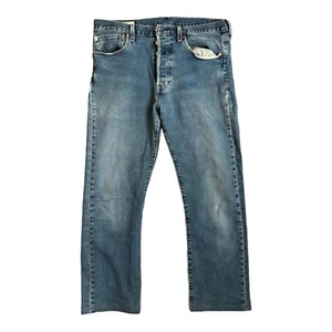 Vintage Herren Levis 501 Big E Jeans 32 Taille 26 Schrittlänge geschrumpft Einzelnaht - Bild 1 von 18