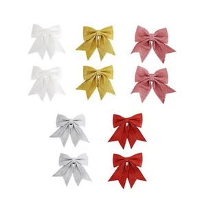 2 Pieces Christmas Tree Bow Christmas Bow Decorative for Store Bar Wedding - Picture 1 of 35