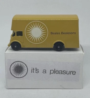 Vintage Lesney Matchbox Custom Beales Bealesons Truck Its A Pleasure Repro Box. - Image 1 of 4