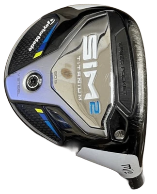 TaylorMade SIM2 3W 15 Fairway Wood HEAD ONLY Right Handed TITANIUM Headcover - Image 1 of 4