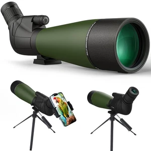 25-75X80 Spotting Scopes for Target Shooting - HD Spotter Scope with Tripod C... - Picture 1 of 6