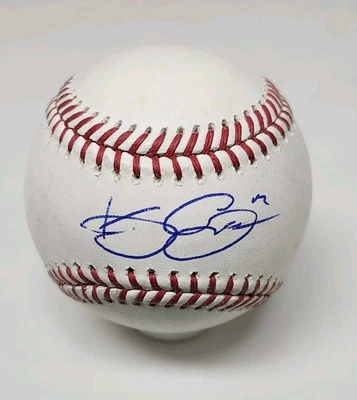 Kevin Gausman Signed Autographed Game Used Major League Baseball BLUE JAYS B6 - Image 1 of 3