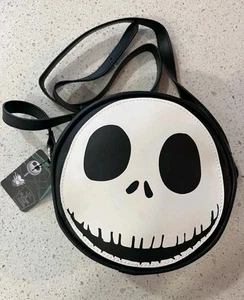 Borsa rotonda a tracolla Disney Nightmare Before Christmas Jack Skellington nuova - Foto 1 di 6