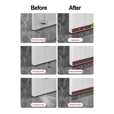 Door Seal Strip 1 Pcs Dust Protection Against Moisture Weather Stripping - Image 1 of 4