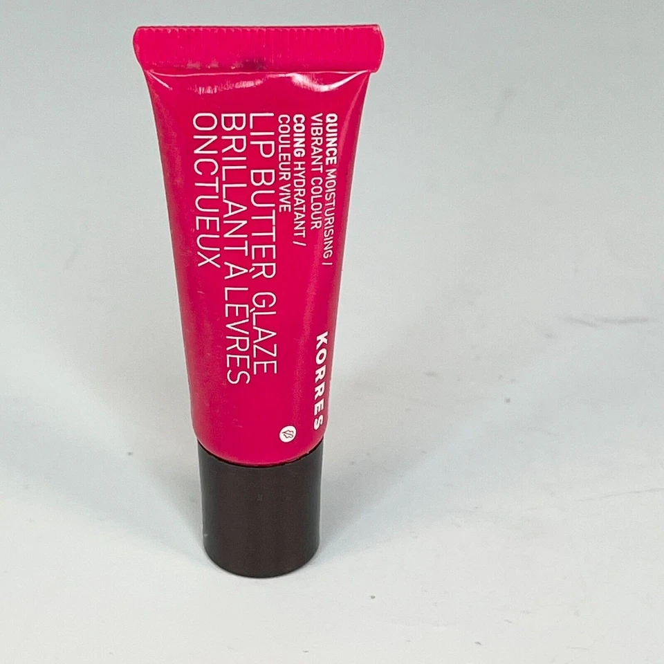 Korres Lip Butter Glaze Moisturizing Vibrant Color Quince Red .34 fl oz 10ml New - Image 1 of 4