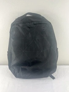 Dell Essential Backpack 15 Black Blue Interior Stretchable Padded Back - Picture 1 of 15