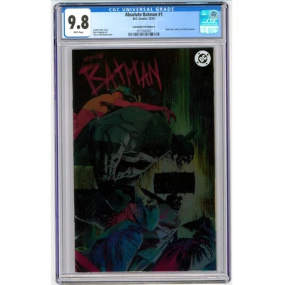 DC COMICS Absolute Batman: #1 [Mann CGC 9.8 NYCC Foil CVR G] 2024