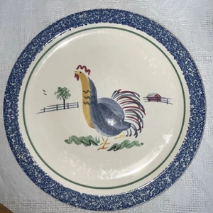 1996 ~  1 of 5,000 Limited -"The Sunnyvale Charger Plate" Rooster Pfaltzgraff - Picture 1 of 8