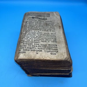 Antiguo Libro de Oración Católico Checo Biblia Sacerdotal Enseñanza Lengua Antigua *Dañado - Imagen 1 de 17