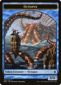 4x Ficha Pulpo - Casi Nueva/LP - Batalla por Zendikar SPARROW MAGIC - Imagen 1 de 1