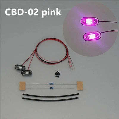 LED Contour Lamp Side Lights for 1/14 Tamiya RC Truck SCANIA 770S VOLVO Car - Image 1 of 4